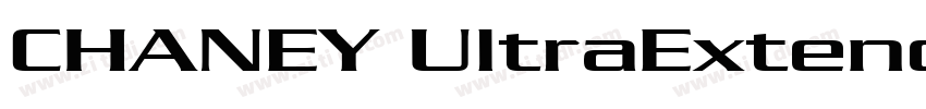 CHANEY UltraExtended字体转换